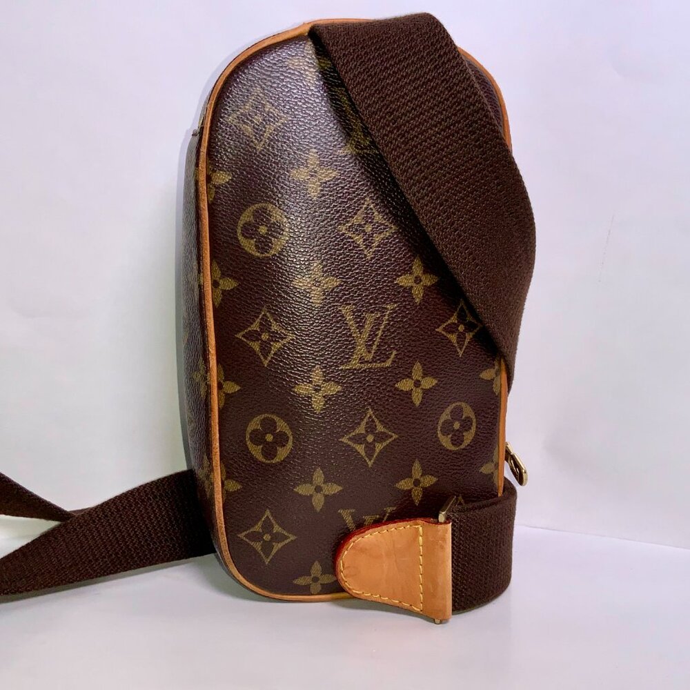 Auth Men's Louis Vuitton Monogram Ganju M51870 Body Bag - Picture 2 of 16